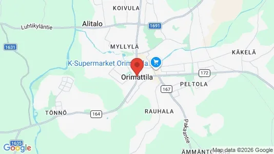 Varastot Vuokrattavana i Orimattila - Kuva Google Street Viewstä