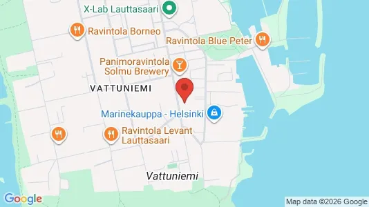 Lager til leie i Helsingfors Eteläinen - kort over placeringen