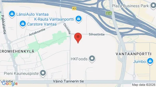 Lagerlokaler til leje i Vantaa - Foto fra Google Street View