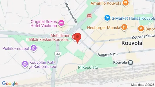 Office spaces for rent i Kouvola - kort over placeringen