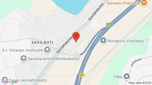 Espacios de oficina En alquiler i Kuopio - kort over placeringen