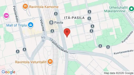 Lager zur Miete i Helsinki Keskinen – Foto von Google Street View
