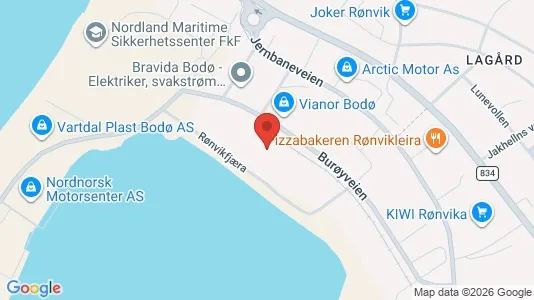 Büros zur Miete i Bodø – Foto von Google Street View