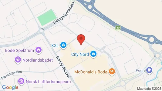 Gewerbeflächen zur Miete i Bodø – Foto von Google Street View