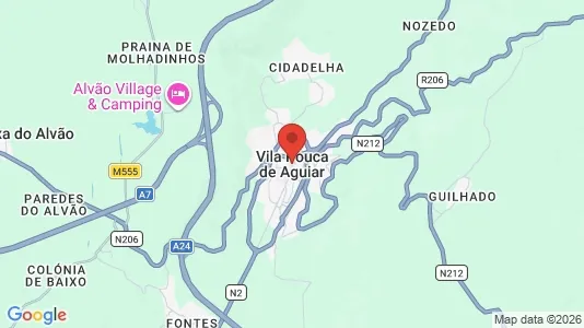 Ladenlokale zum Kauf i Vila Pouca de Aguiar – Foto von Google Street View
