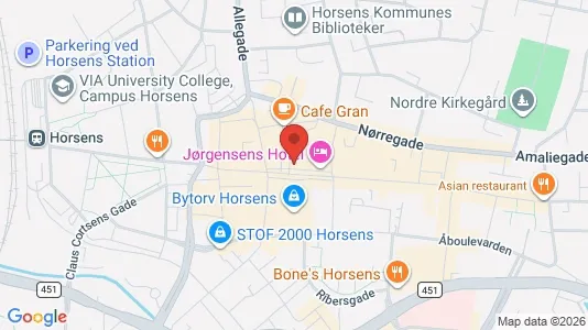 Büros zur Miete i Horsens – Foto von Google Street View