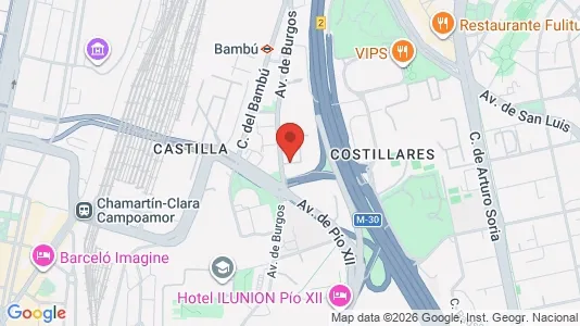 Lokaler til leie i Madrid Chamartín – Bilde fra Google Street View
