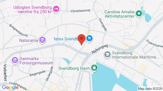 Kontorlokaler til leje i Svendborg - Foto fra Google Street View