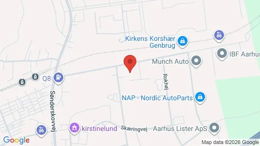 Varastot Myynnissä i Lystrup - Kuva Google Street Viewstä