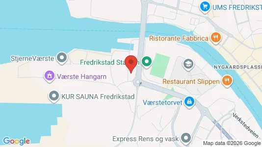 Toimistotilat Vuokrattavana i Fredrikstad - Kuva Google Street Viewstä