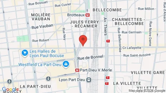 Coworking spaces zur Miete i Lyon – Foto von Google Street View