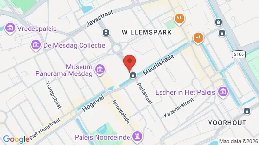 Kontorlokaler til leje i Haag Centrum - kort over placeringen
