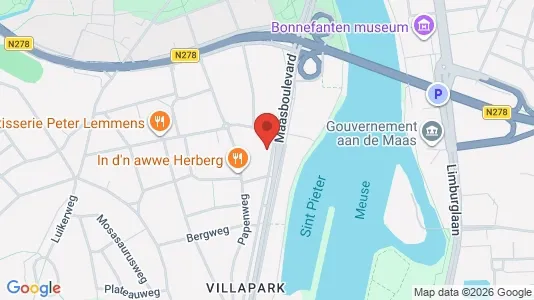 Office spaces for rent i Maastricht - kort over placeringen