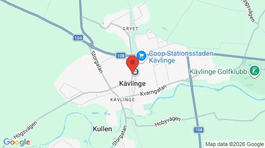 Kaupat Vuokrattavana i Kävlinge - Kuva Google Street Viewstä