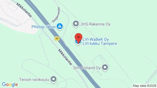 Lager zur Miete i Tampere Luoteinen – Foto von Google Street View