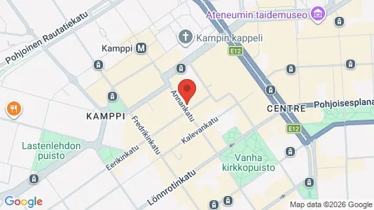 Büros zur Miete i Helsinki Eteläinen - kort over placeringen