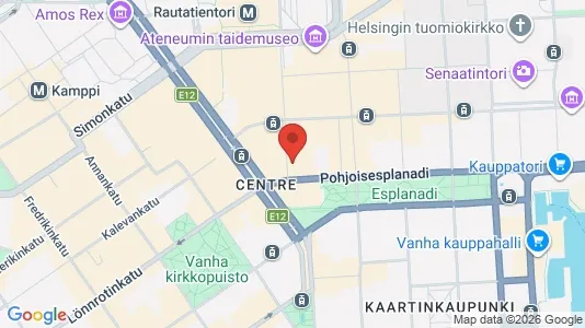 Büros zur Miete i Helsinki Eteläinen - kort over placeringen