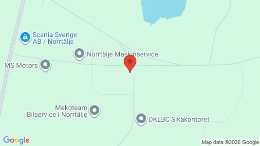 Lokaler til leie i Norrtälje - kort over placeringen