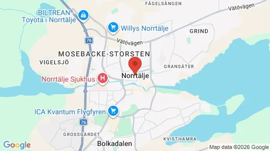 Lokaler til leie i Norrtälje – Bilde fra Google Street View