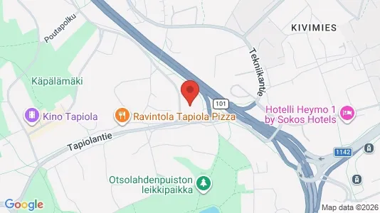 Lager zur Miete i Espoo – Foto von Google Street View