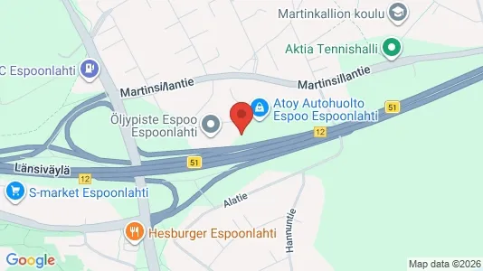 Lager zur Miete i Espoo – Foto von Google Street View