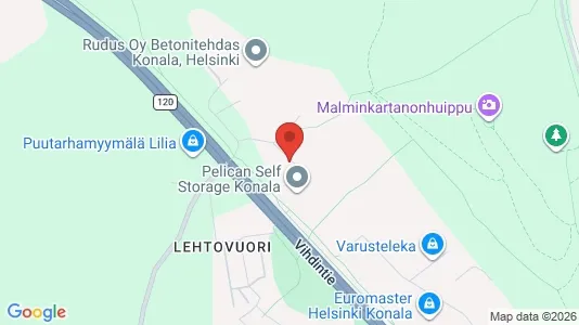 Lager zur Miete i Helsinki Läntinen – Foto von Google Street View