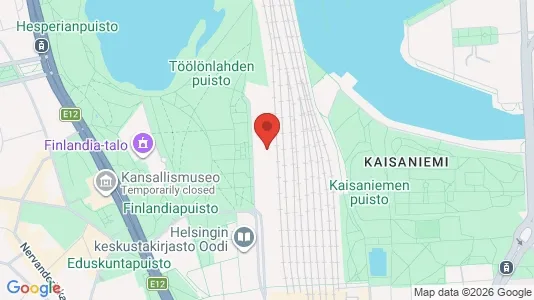 Kontorslokaler för uthyrning i Helsingfors Södra - kort over placeringen