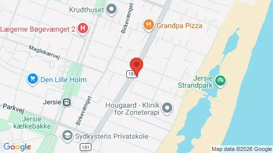 Clinics Vuokrattavana i Solrød Strand - Kuva Google Street Viewstä