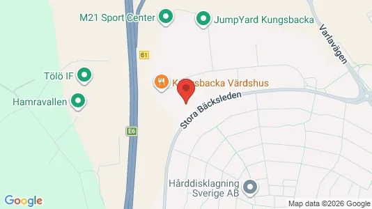 Clinics Vuokrattavana i Kungsbacka - Kuva Google Street Viewstä