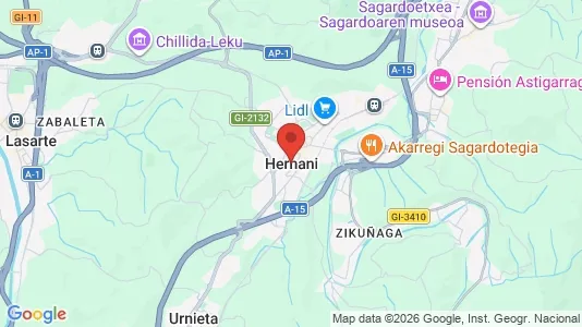 Toimistotilat Vuokrattavana i Hernani - Kuva Google Street Viewstä