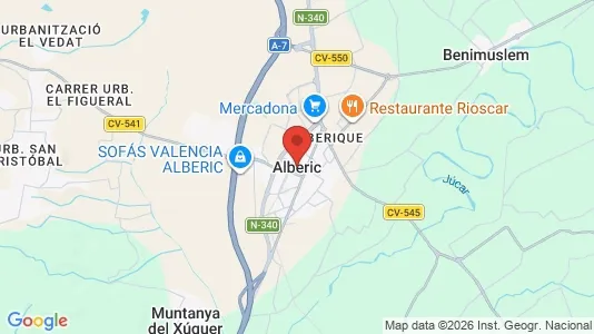 Varastot Vuokrattavana i Alberic - Kuva Google Street Viewstä