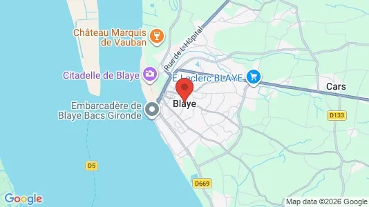 Varastot Vuokrattavana i Blaye - Kuva Google Street Viewstä