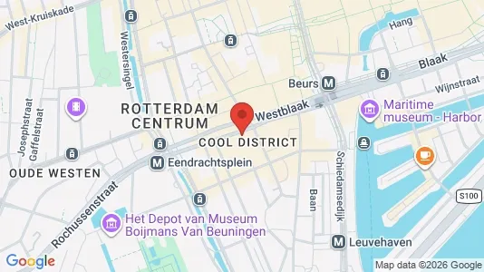 Kontorer til leie i Rotterdam Centrum – Bilde fra Google Street View