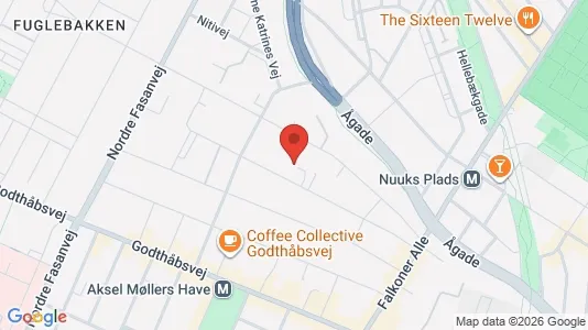 Büros zur Miete i Frederiksberg - kort over placeringen