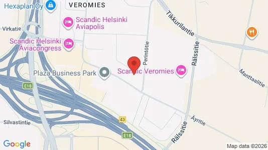 Kontorlokaler til leje i Vantaa - Foto fra Google Street View