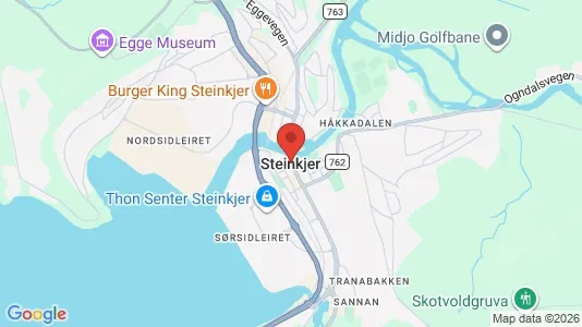 Toimistotilat Vuokrattavana i Steinkjer - Kuva Google Street Viewstä