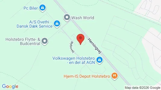 Magazyny Na sprzedaż i Holstebro - kort over placeringen