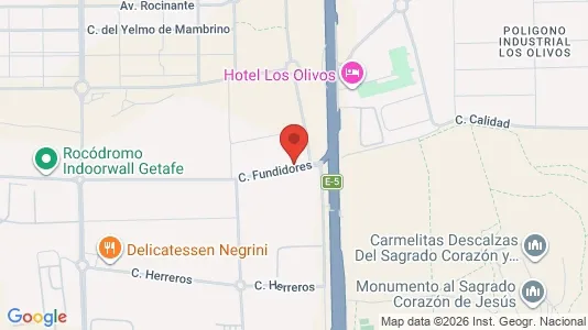 Industrial properties for sale i Getafe - kort over placeringen