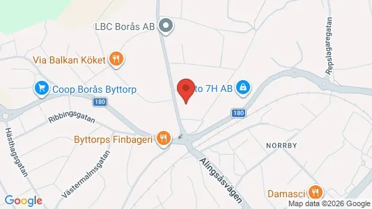 Kantorruimte te huur i Borås - Foto uit Google Street View