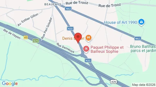 Gewerbeflächen zur Miete i Chaudfontaine – Foto von Google Street View