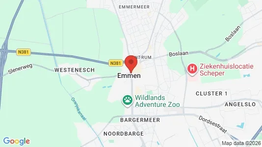 Kaupat Vuokrattavana i Emmen - Kuva Google Street Viewstä