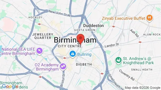 Büros zur Miete i Birmingham - West Midlands – Foto von Google Street View