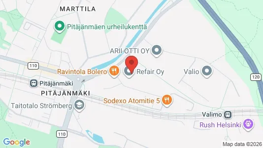 Lager zur Miete i Helsinki Läntinen – Foto von Google Street View
