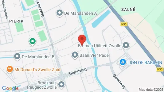 Lager til leie i Zwolle – Bilde fra Google Street View