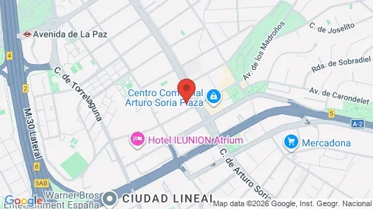 Büros zur Miete i Madrid Hortaleza – Foto von Google Street View