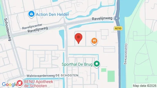 Gewerbeflächen zur Miete i Den Helder – Foto von Google Street View