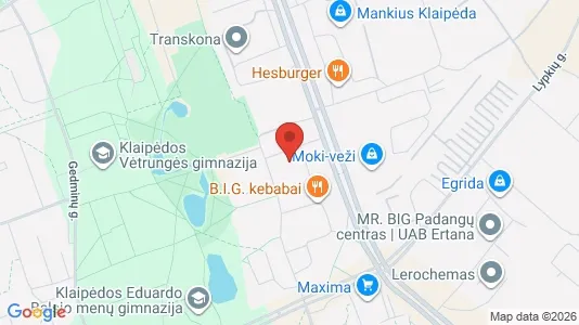 Kontorlokaler til leje i Klaipėda - Foto fra Google Street View