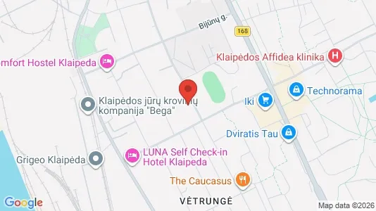 Kontorlokaler til leje i Klaipėda - Foto fra Google Street View