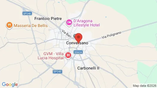 Kaupat Vuokrattavana i Conversano - Kuva Google Street Viewstä
