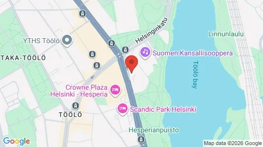 Office spaces for rent i Helsinki Eteläinen - kort over placeringen